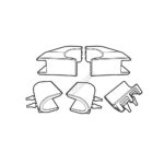 SHAD SET RUBBERS SHORE 80 SH36 2014