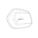 SHAD S.PART SC LID LEFT ALU SH35