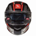 ZAŠTITNA KACIGA MT KRE SNAKE CARBON 2.0 A5 SJAJNO CRVENA - Slika 3