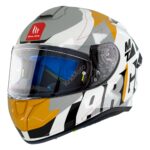 MT ZAŠTITNA KACIGA FF106PRO TARGO PRO BUGER A3 SJAJNO ŽUTA - Slika 3