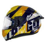 MT ZAŠTITNA KACIGA TARGO PRO BIGER C7 SJAJNO PLAVA - Slika 2