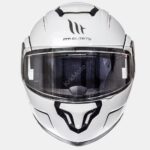 ZAŠTITNA KACIGA MT ATOM SV SOLID GLOSS PEARL WHITE - Slika 3