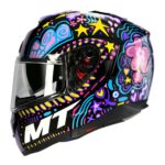 ZAŠTITNA KACIGA MT ATOM SV AXA A1 SJAJNO CRNA - Slika 2