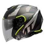 ZAŠTITNA KACIGA MT OF504SV THUNDER 3 SV JET BOW A3 MATT FLOUR YELLOW - Slika 2