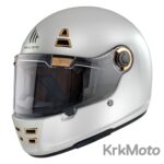 MT ZAŠTITNA KACIGA JARAMA SOLID A0 SJAJNA PERLA BIJELA