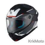 MT ZAŠTITNA KACIGA TARGO S KAY B2 GRAPHIC BIJELO SIVA MATT