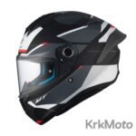 MT ZAŠTITNA KACIGA TARGO S KAY B2 GRAPHIC BIJELO SIVA MATT - Slika 2